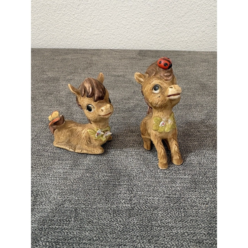 Vintage Kelvin‎ The Corral Pancho The Burro Donkey 3 1/2" Figurine ( C- 796 ) X2
